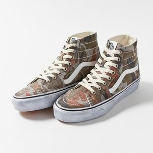 NEW IN BOX VANS SK8 HI Tapered Shoes in Distressed Camo WOMENS 6